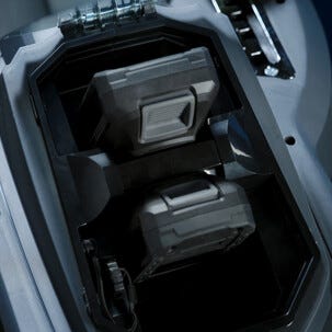 Cocraft LXC LM370-BL gressklipper med lader + 2 batterier