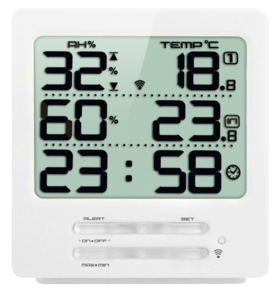 3-kanals hygrometer/termometer