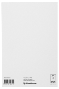 Gratulasjonskort dobbelt med blank innside, 12 x 17 cm