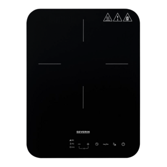 Severin DK 1032 portabel induksjonsplate, enkel, 2000 W