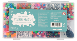 Perlesett med 1900 stk. perler, fra 5 år