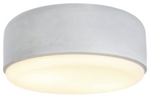 Taklampe i betong, 30 cm