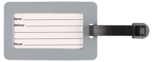 Bagagetag,10 x 6,1 cm