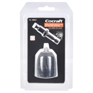 Cocraft borrchuck, nyckellös chuck 0,8–10 mm