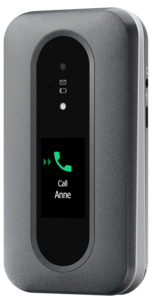 Doro Leva L31 sammenleggbar telefon med tydelig ytre skjerm