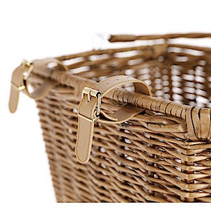 Cykelkorg flätad, Asaklitt