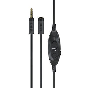 Äänikaapeli, jossa äänenvoimakkuuden säädin, Exibel