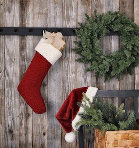 Joulusukka tekoturkista lapsille ja aikuisille, 45 cm