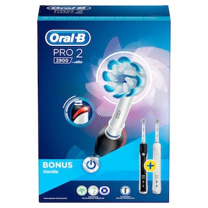 Sähköhammasharja Oral-B PRO 2 2900, 2 kpl