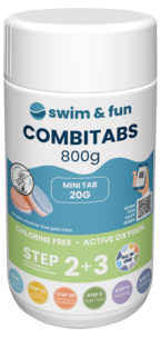 Swim & Fun Combi Tabs klorfri poolrengöring 800 g