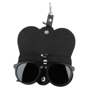 Mjukt glasögonfodral med clip