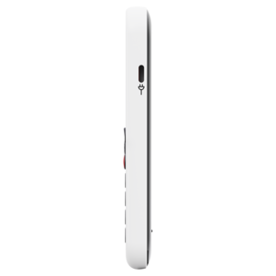Doro Leva X10 mobiltelefon för äldre, vit