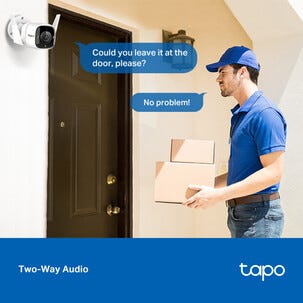 TP-Link Tapo C320WS övervakningskamera utomhuss