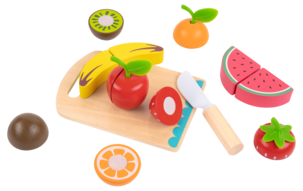 Lekefrukter i tre, 17 deler, fra 3 år