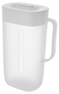 Tillbringare i plast med lock, 1,5 l