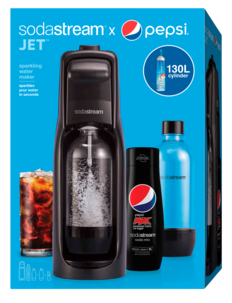 SodaStream Jet Black Mega pack, kolsyremaskin 