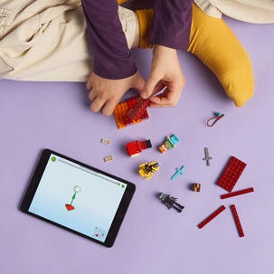 LEGO Minecraft Lavakampen i Nether 21266, fra 6 år