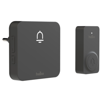 Habo Nordic trådløs ringeklokke med trykknapp