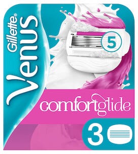 Gillette Venus & Olay Sugarberry barberblader, 3-pack 