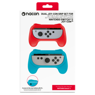 Nacon Joy-Con Grip för Nintendo Switch 2, röd, blå