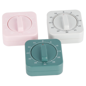 Munakello mekaaninen, 60 min, 6 x 6 x 3,5 cm