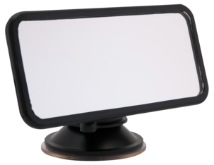Backspegel bil, liten spegel med sugpropp, 45 x 110 mm