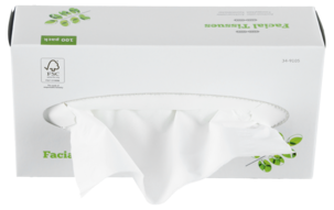 Torra ansiktsservetter i box, 100-pack