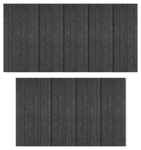 Streamplify akustikkpanel mørkegrått 60 × 30 cm 9-pakning