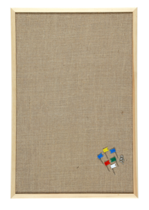 Ilmoitustaulu juutti 60x40 cm