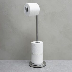 Toalettpappershållare golvstående, rostfritt stål