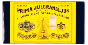 Liljeholmens juletrelys i stearin, 20 stk/pk