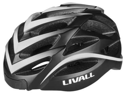 Livall BH62 Neo Sport Smart sykkelhjelm, svart / hvit