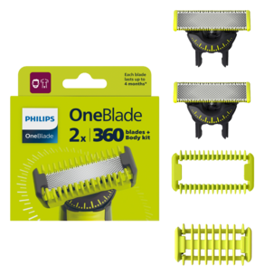 Philips OneBlade 360 Body kit utbytesblad 2-pack, QP624/50