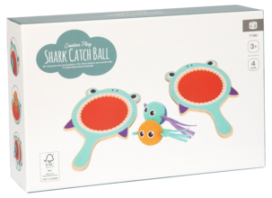 Catch Ball Set Hai Mailapeli puuta, mukana 2 mailaa, yli 3-vuotiaille