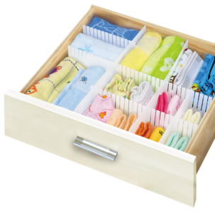 Justerbar avdelare för lådor