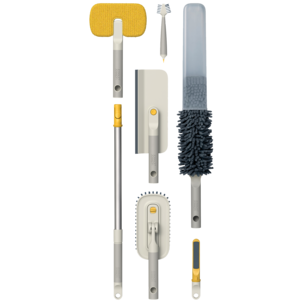 Joseph Joseph CleanTech rengjøringssett 6 deler med teleskopskaft