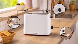 Bosch MyMoment brödrost 2 skivor, vit, TAT3M121