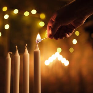 Kronljus 35 cm Svanenmärkta, 8-pack stearinljus