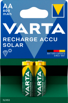 Varta Solar Ladattavat akut AA/HR6, 2 kpl
