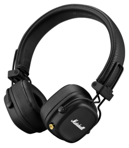 Marshall Major IV, trådlösa on ear hörlurar