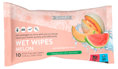 Gunry våtservetter, 10-pack