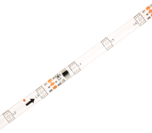 LED-list RGB med effektfullt lys og fjernkontroll, Cotech
