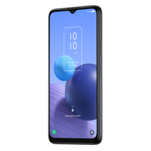 TCL 408 mobiltelefon, 64 GB, 4G och Dual SIM, Gravity Grey