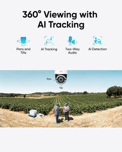 Eufy 4G LTE S330 AI övervakningskamera 4K solcell