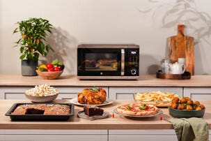 Wilfa 3-i-1 airfryer, varmluftsugn och mikrovågsugn, multiugn