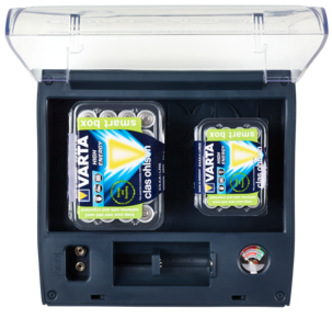 Batteriboks med batteritester