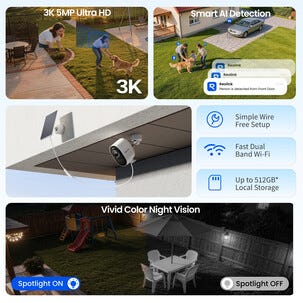 Reolink Argus 3 Pro KI-overvåkningskamera wifi utendørs