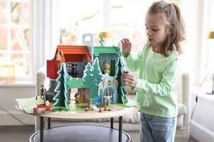 Bamse Leikkitalo leikkialusta, yli 3-vuotiaille