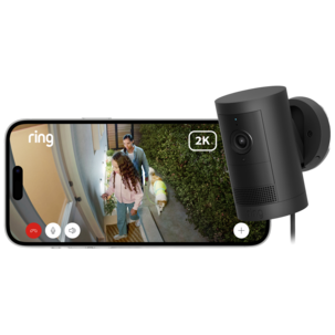 Ring Plus Plug-In overvåkningskamera utendørs 2K