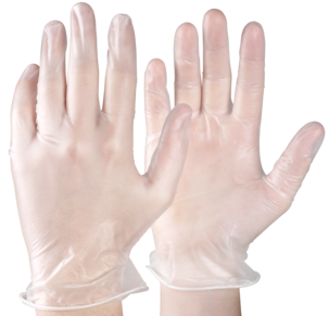 Engangshansker vinyl, 100-pakning